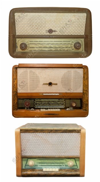 老式收音机摄影