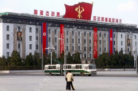 朝鲜建筑图片