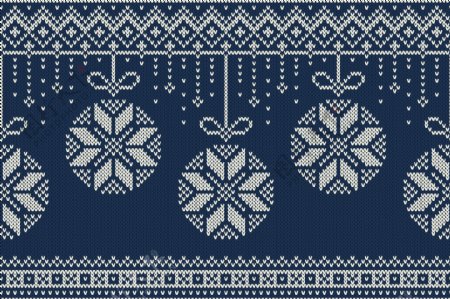 时尚圣诞节编织背景矢量图片