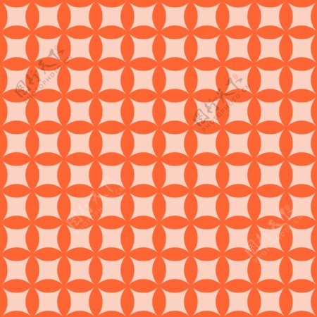 橙色颜色的几何图案