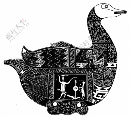 花鸟图案元明时代图案中国传统图案223