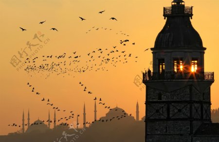 美丽伊斯坦布尔建筑图片