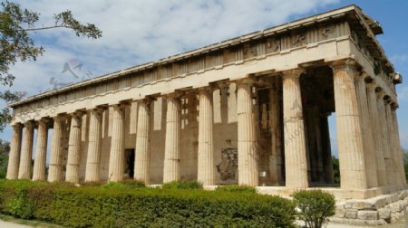 唯美希腊帕特农神殿图片