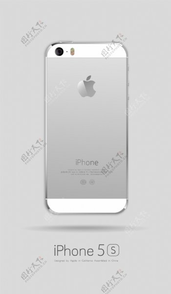 苹果5S银色图片