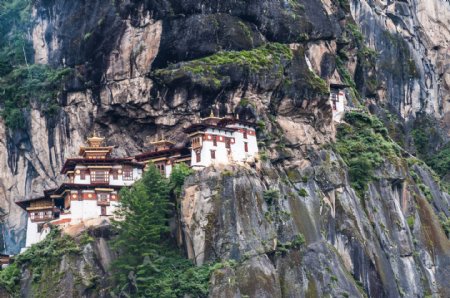 不丹虎穴寺风景图片