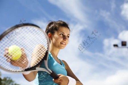 性感网球运动员美女