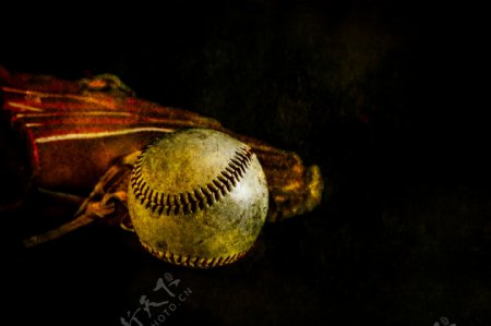 怀旧棒球图片