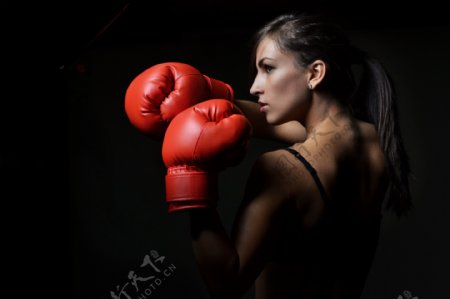 性感美女拳击运动员图片