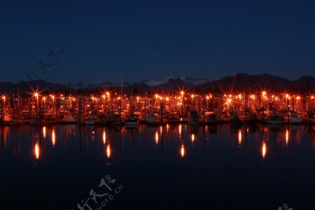 南部海港夜景拍摄