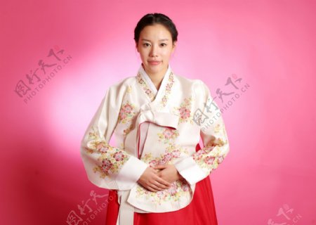 端庄的朝鲜美女图片