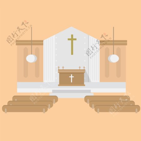 教会的背景设计