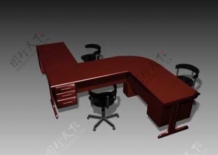 办公桌3D办公家具模型20080918更新26