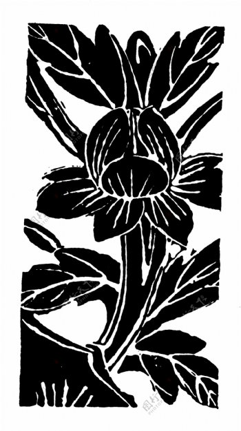 花鸟图案元明时代图案中国传统图案210