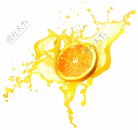 橙汁与橙子