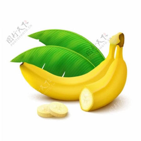 切片香蕉图片