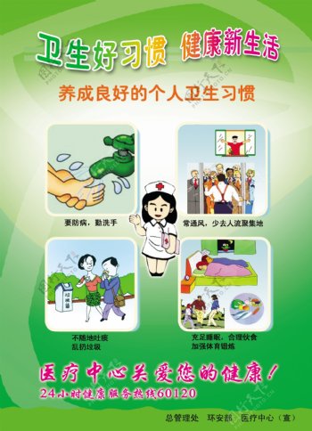 预防流感海报