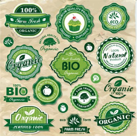 绿色食品标签图片集