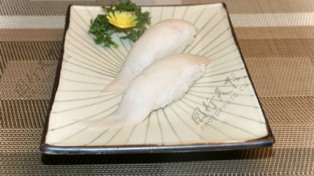 白玉豚寿司图片