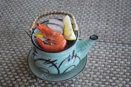 日餐柠檬虾图片