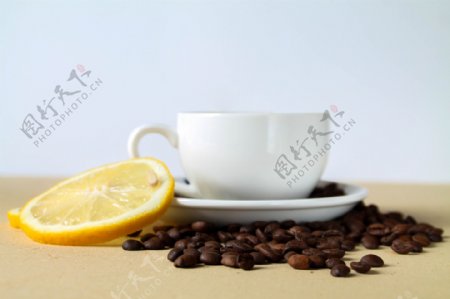 咖啡柠檬图片
