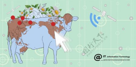 奶牛与网络科技