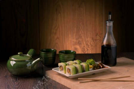 日本传统美食寿司图片
