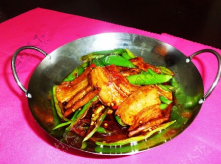 干锅花猪肉图片