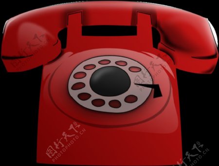 红色的电话