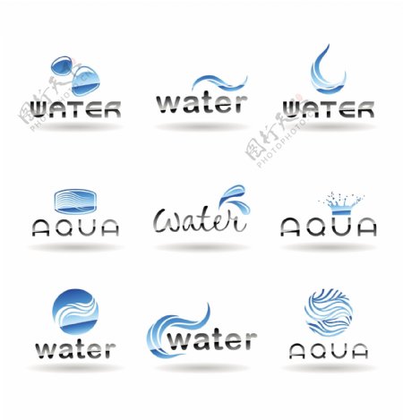 水资源logo设计