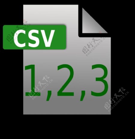 CSV文件的图标