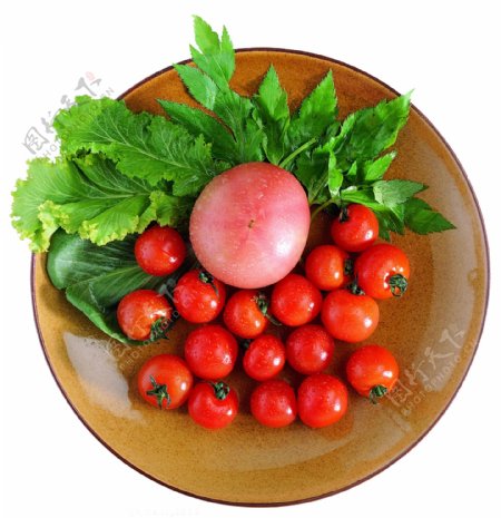 碗中的西红柿