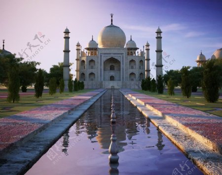 印度泰姬陵3D模型