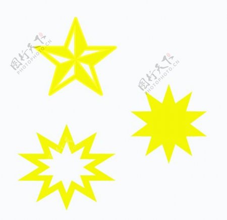 多角星星ps形状