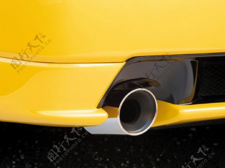 汽车排气管摄影图片