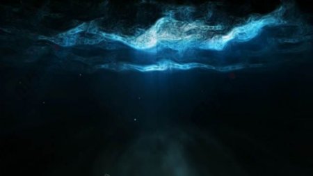 水面下的世界光影特效AE模板