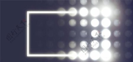 超炫LED光源动画背景与字幕AE模板