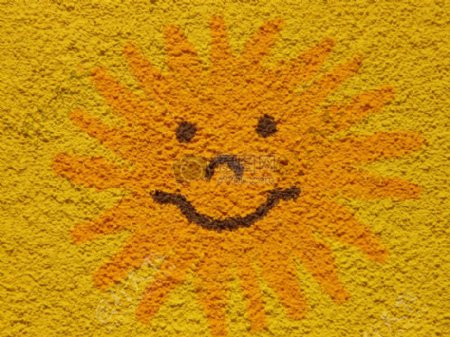 儿童太阳绘画