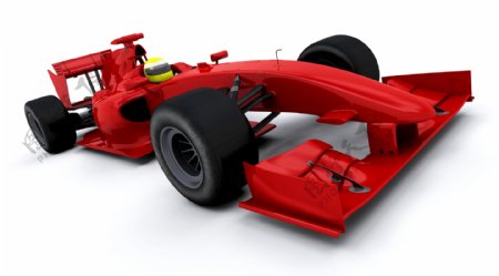 一个红色的赛车模型图片