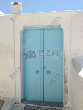 一扇蓝色的门