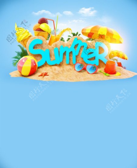 夏季旅游广告