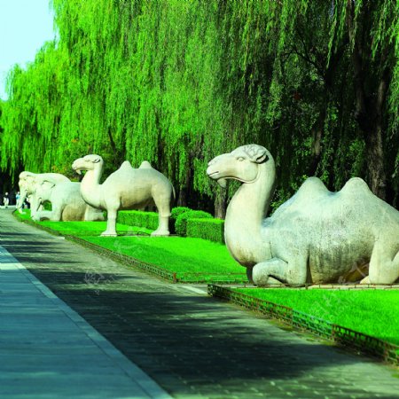 北京明十三陵石雕群