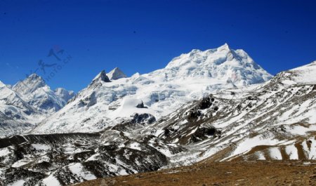 西藏冰雪风景