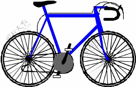 自行车矢量素材EPS格式0031