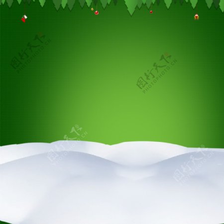 绿色圣诞主图