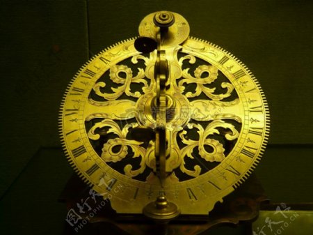 精致的中世纪时钟