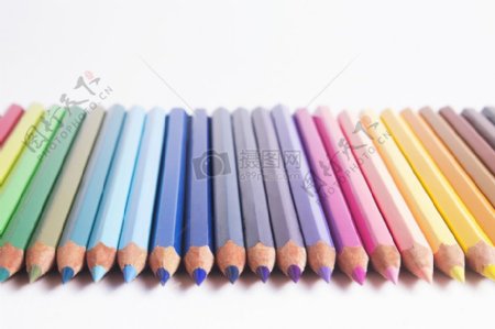 五颜六色的蜡笔