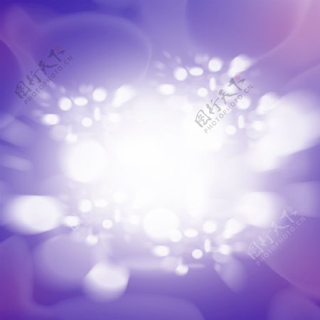 紫色朦胧星光背景