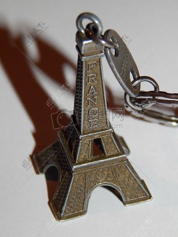 巴黎铁塔钥匙坠