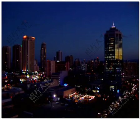城市夜景视频素材