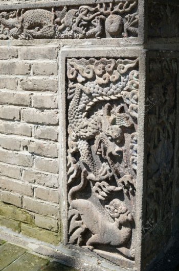 清福陵墙雕刻